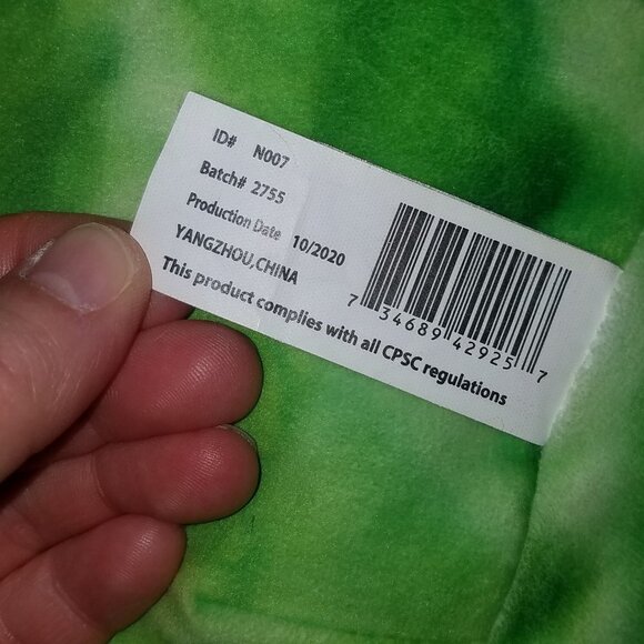 Squishmallows Lena Guava Plush Fruit Squad 12" Kellytoy 2020 Green Pink Winking - Picture 9 of 9